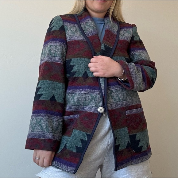 Julia Klein Vintage Southwestern Blazer - Picture 9 of 10